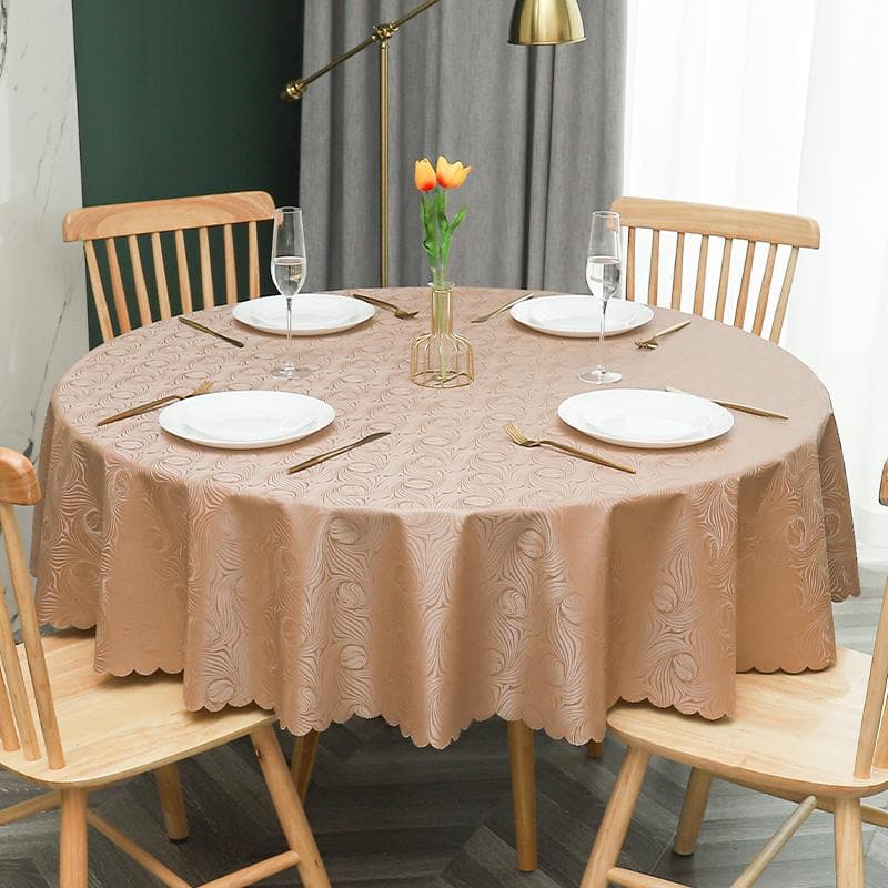 New Modern Banquet Hotel Round Tablecloth Multi-color Printed Table sheet Waterproof Oil Resistant Washable Table Cover 120cm round 1pcs