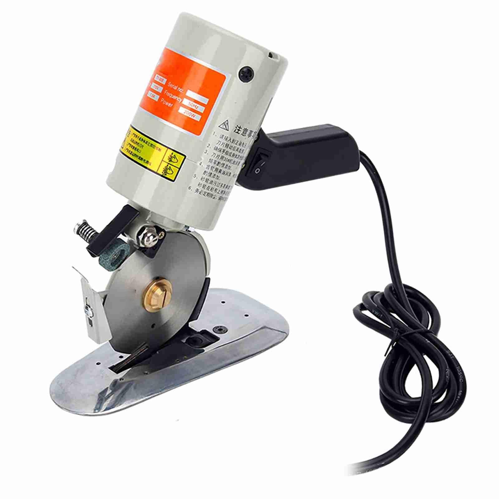 90mm Blade Electric Cloth Cutter Fabric Cutting Machine US Plug