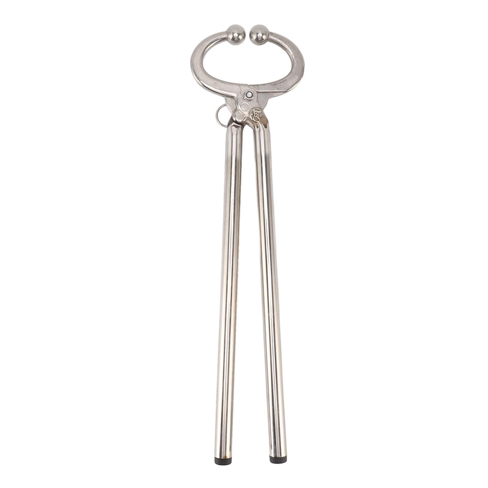 Cow Nose Plier Stainless Steel Automatic Locking Bull Cattle Nose Ring Pliers for Farm Ranch