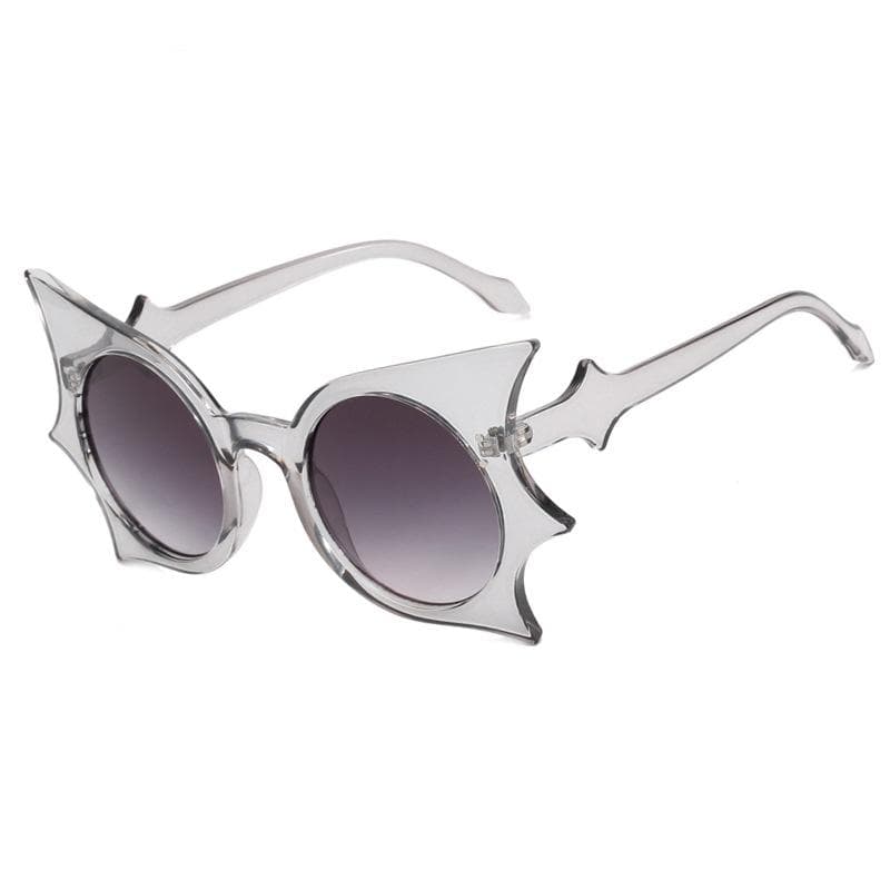 New Bat Hip Hop Sunglasses for Women Men Retro Halloween Party Gothic UV400 Protection Funny Fashion as picture