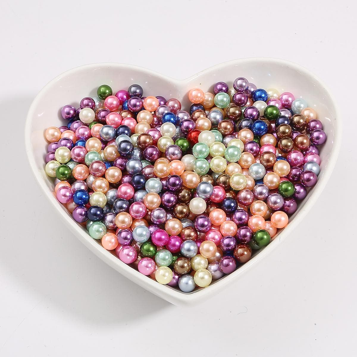2-18mm No Hole Multi Color Round Plastic ABS Imitation Pearl Beads for DIY Jewelry Making 8mm 100pcs