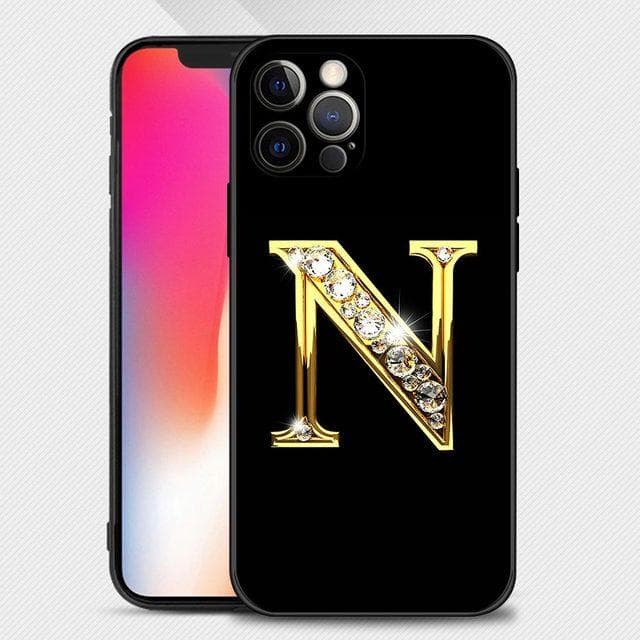 Alphabet Letter Phone Case For Apple Iphone 14 13 12 11 Pro Max 13 12 Mini Xs Max Xr X 7 8 Plus 6 6s Silicon Shell Cover For iPhone 14 Pro