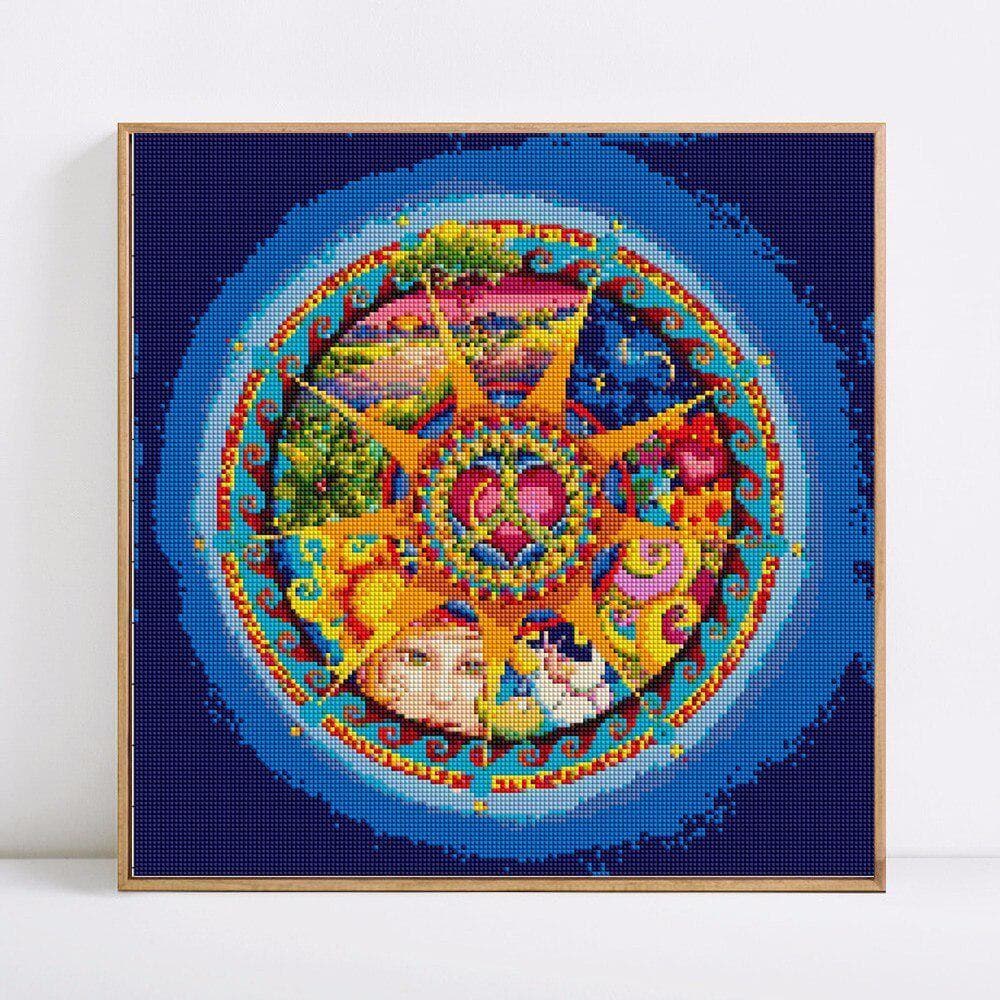 Diamond Painting With Round Stones Cartoon Diamond Mosaic Sale Pictures Of Rhinestones 30x30