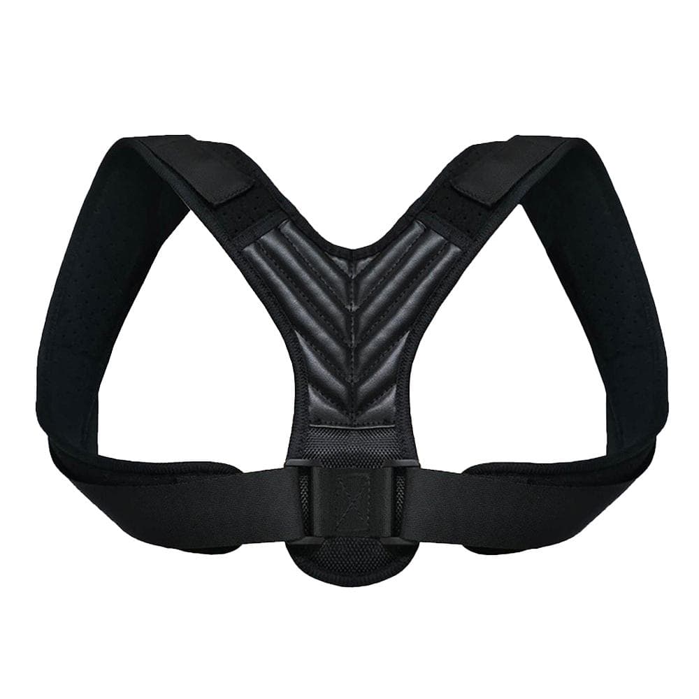 Posture Corrector for Men and Women, Upper Back Brace for Clavicle Support,Adjustable Back Straightener & Providing Pain Relief S black