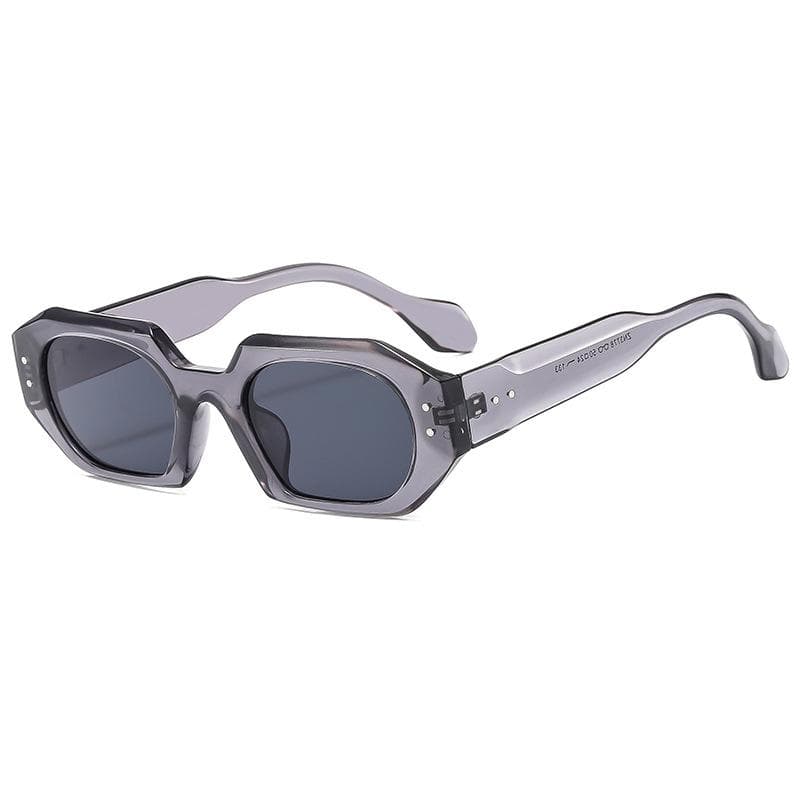 Small Rectangle Sunglasses Men Women Vintage Retro UV400 Square Sun Glasses Travel Shades Unisex Fashion as picture