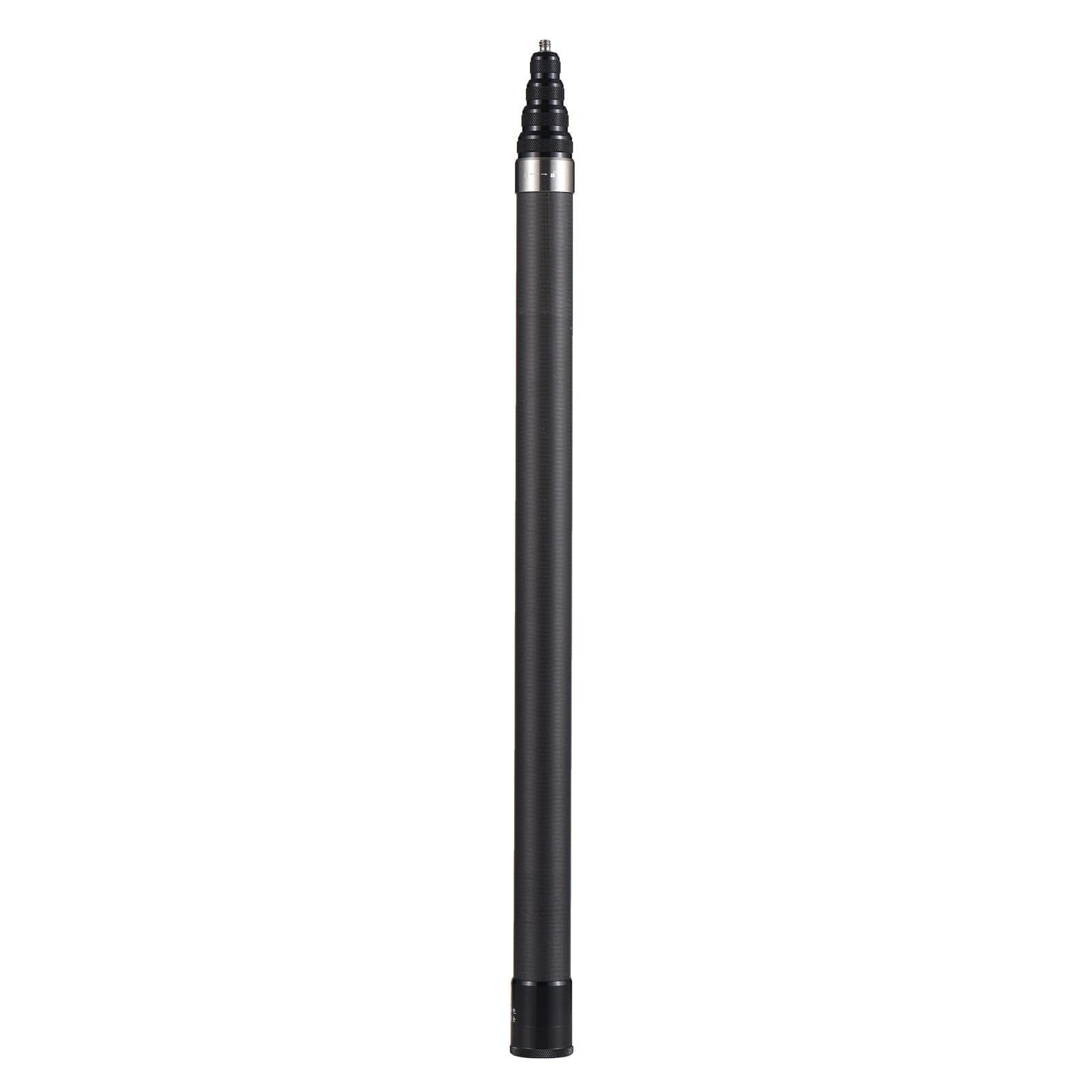 Portable Selfie Stick Carbon Fiber Stand Camera Bracket 1/4 Inch Screw Mount 45.5cm-280cm/ black