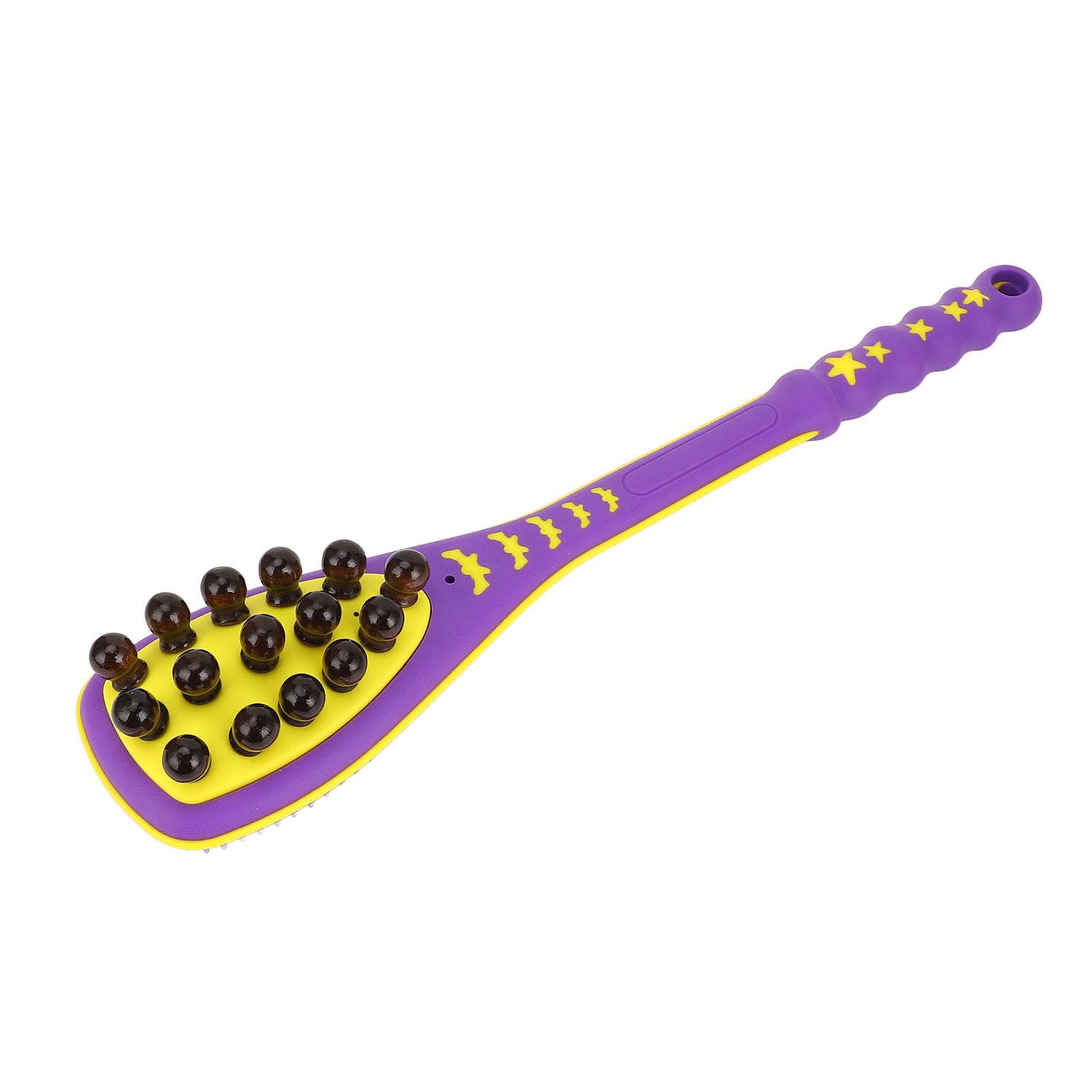 Bamboo Back Massage Hammer Double Head Back Scratcher Handheld Massage Stick Back Knock Massager