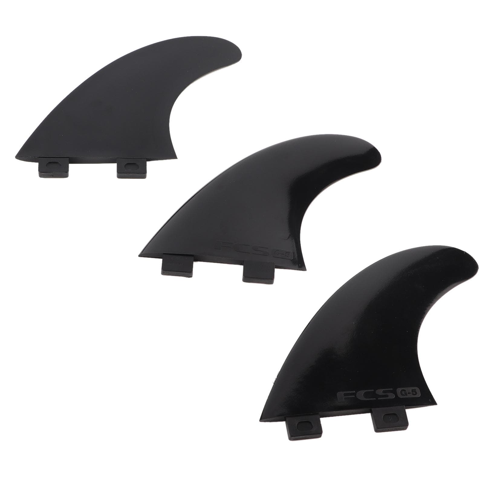 3PcsSet Durable G5 Surfboard Fin Surf Boards Accessory Water Diversion Left Middle Rightblack