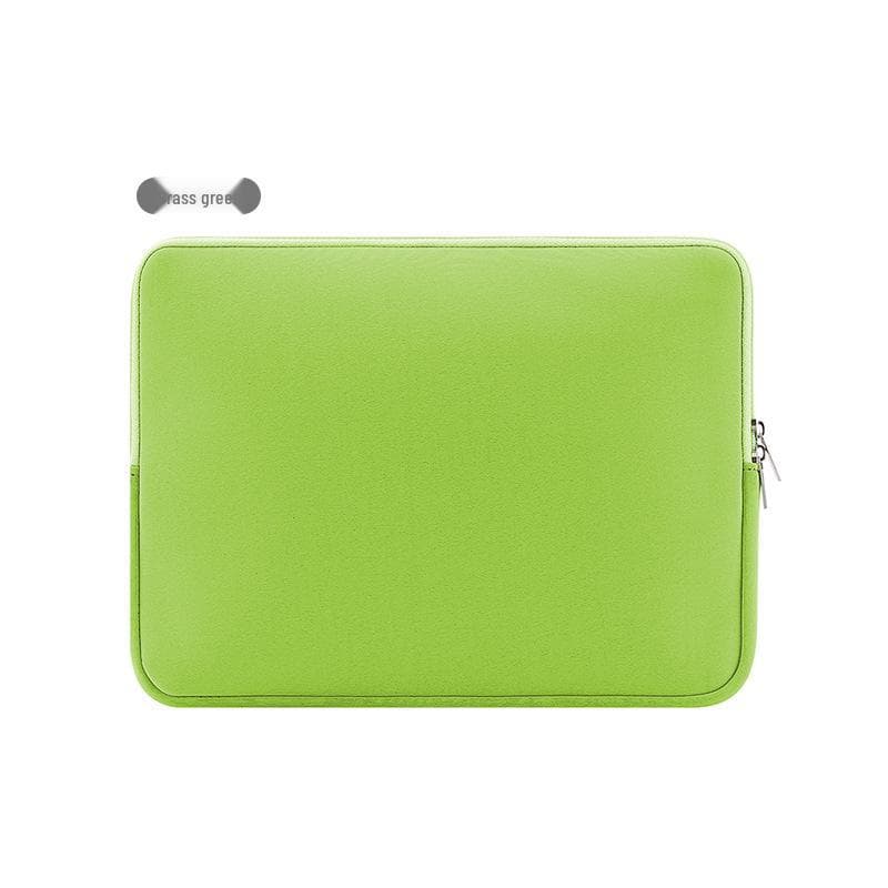 13 Neoprene Tablet & Laptop Sleeve, Anti-Collision, Zipper Closure 10" grass green
