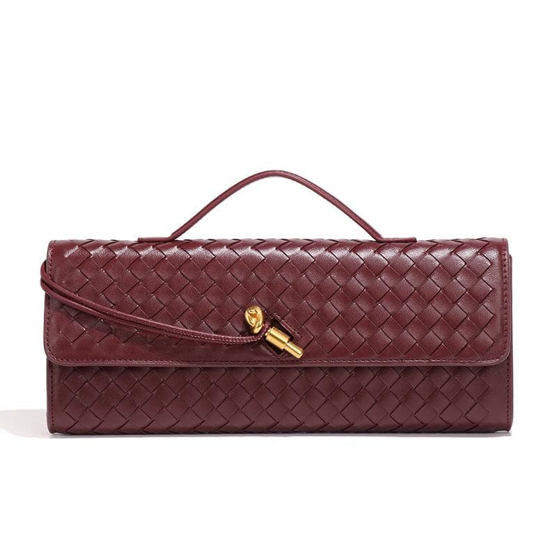 Hand-woven Bag, Fashionable Single-shoulder Traditional Baguette Bag, Organ Dinner Bag, Hand-held Crossbody Women's Bag