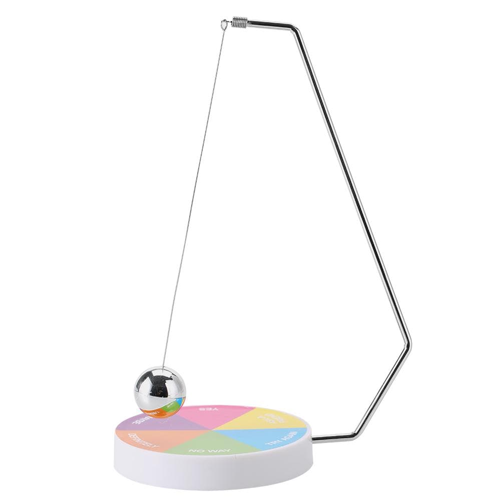 Magnetic Decision Maker Ball Swing Pendulum Office Desk Decoration Toy Gift (#02)