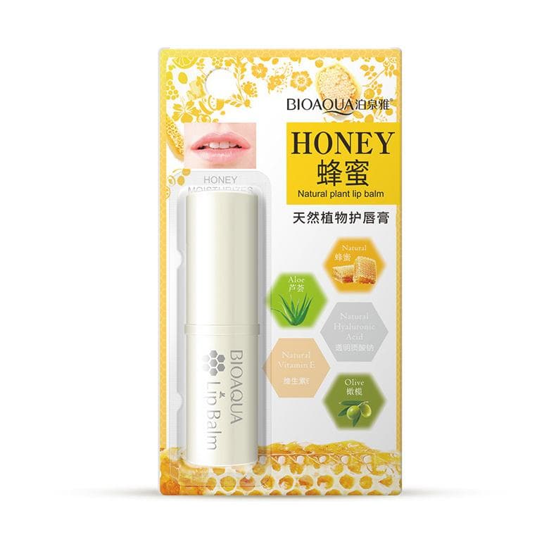 Natural Honey Moisturizing Lip Balm Colorless Repair Lip Wrinkles For Women Lip Care