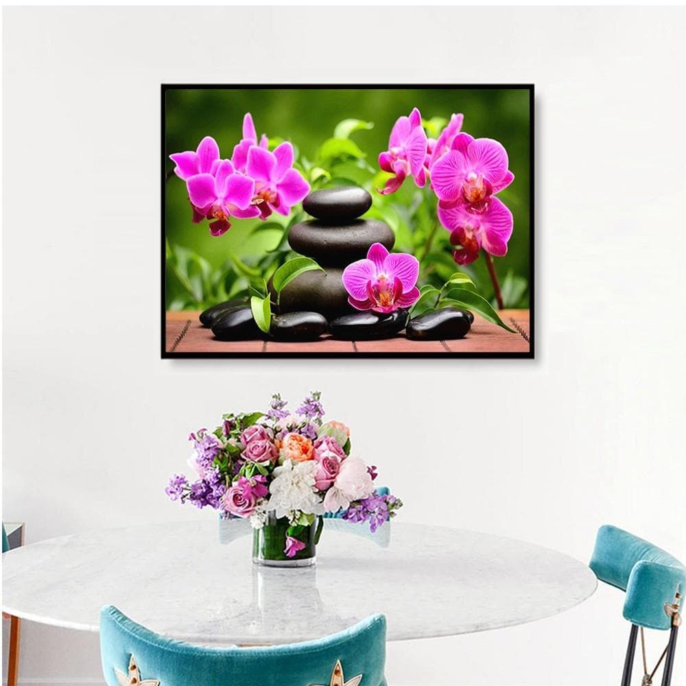 5D DIY Diamond Painting Flower Full Round Rhinestone Picture Embroidery Sale Diamond 20X30