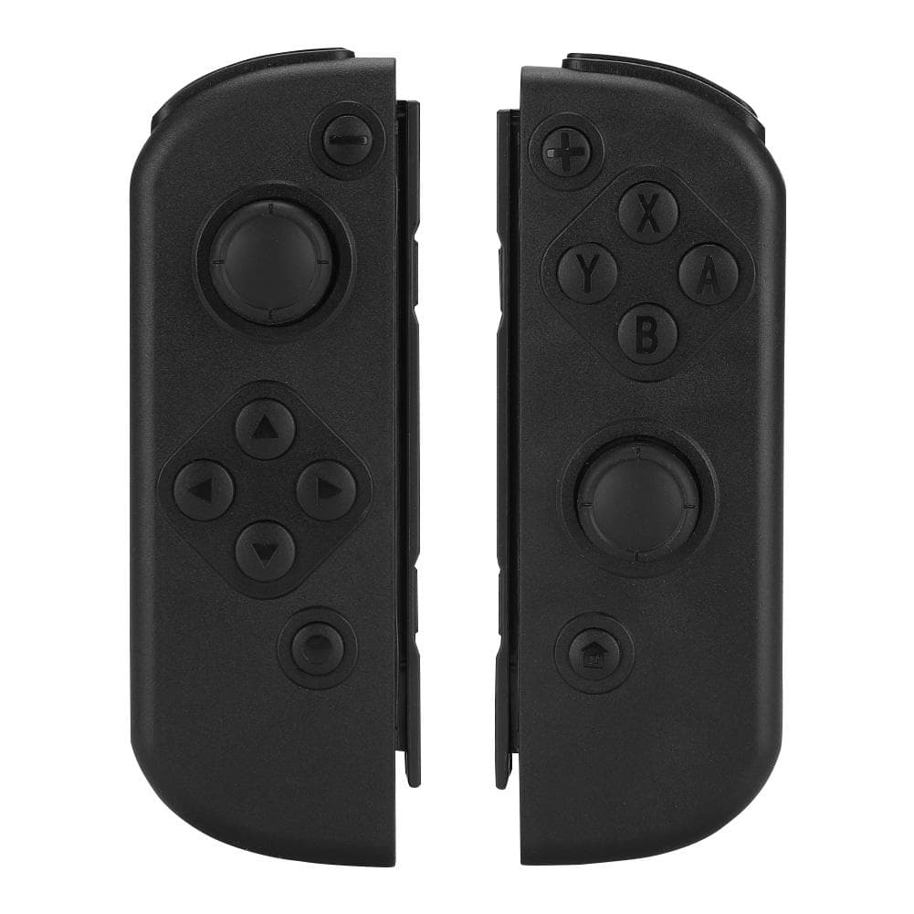 ABS Left Right Wireless Bluetooth Gamepad Game Handle Controller for NS Switch Console(Black) black