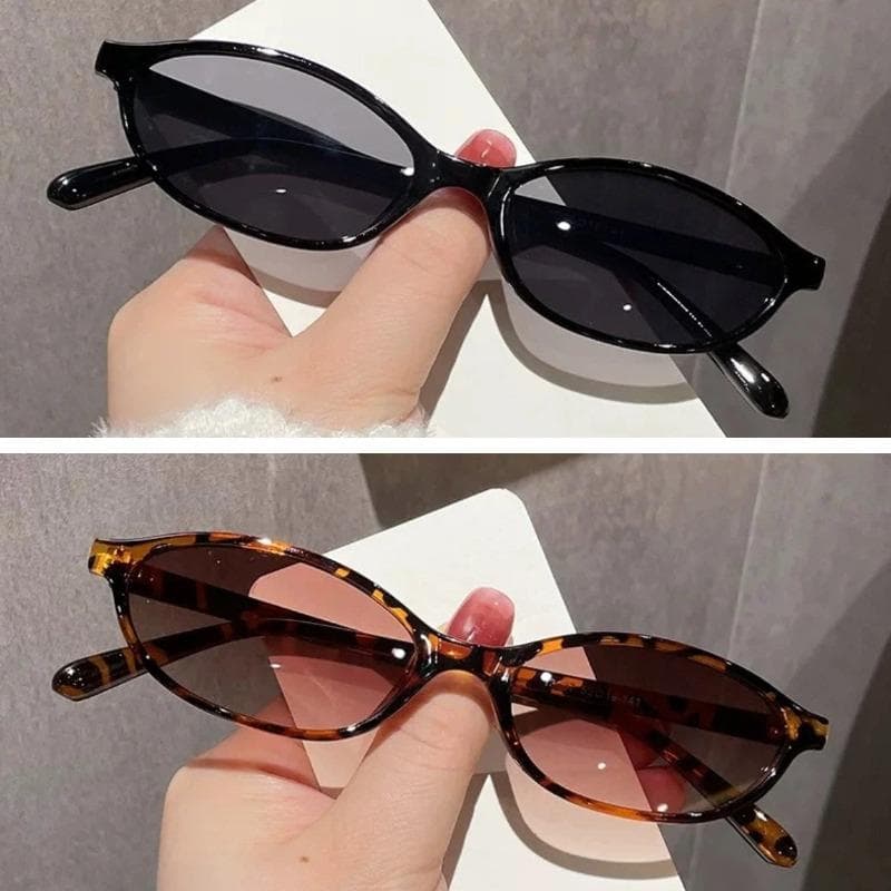 1pc Retro Oval Sunglasses for Women Lightweight Durable Unisex Design Beach Travel Holiday Accessories