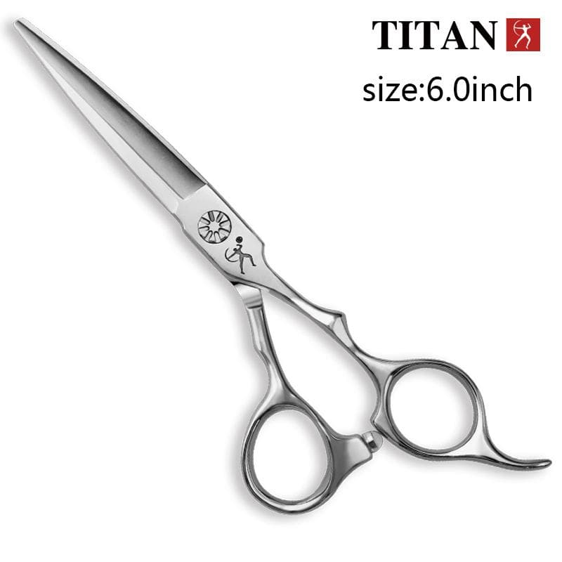 TITAN Hairdressing Scissors Professional Barber Cut Hair Tool 5.5inch 6.0inch JAPAN vg10 stainless steel 6.0inch
