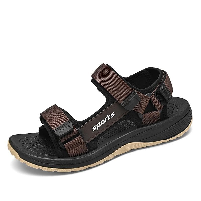 Summer Adult Men's Fashion Lightweight Outdoor Casual Sandals Beach Shoes Slippers 44 brown