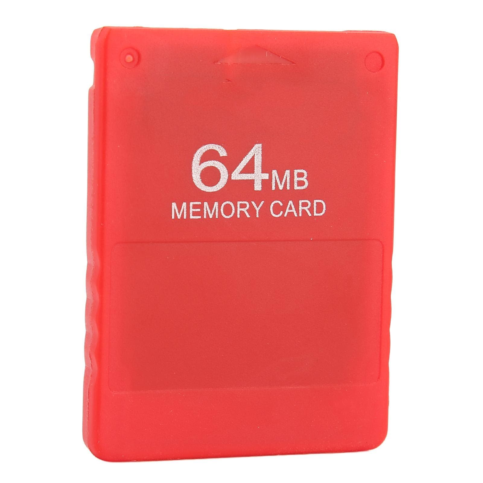 For PS2 64MB Memory Card High Speed Game Memory Card Supports All Games and FMCB1.966Red red