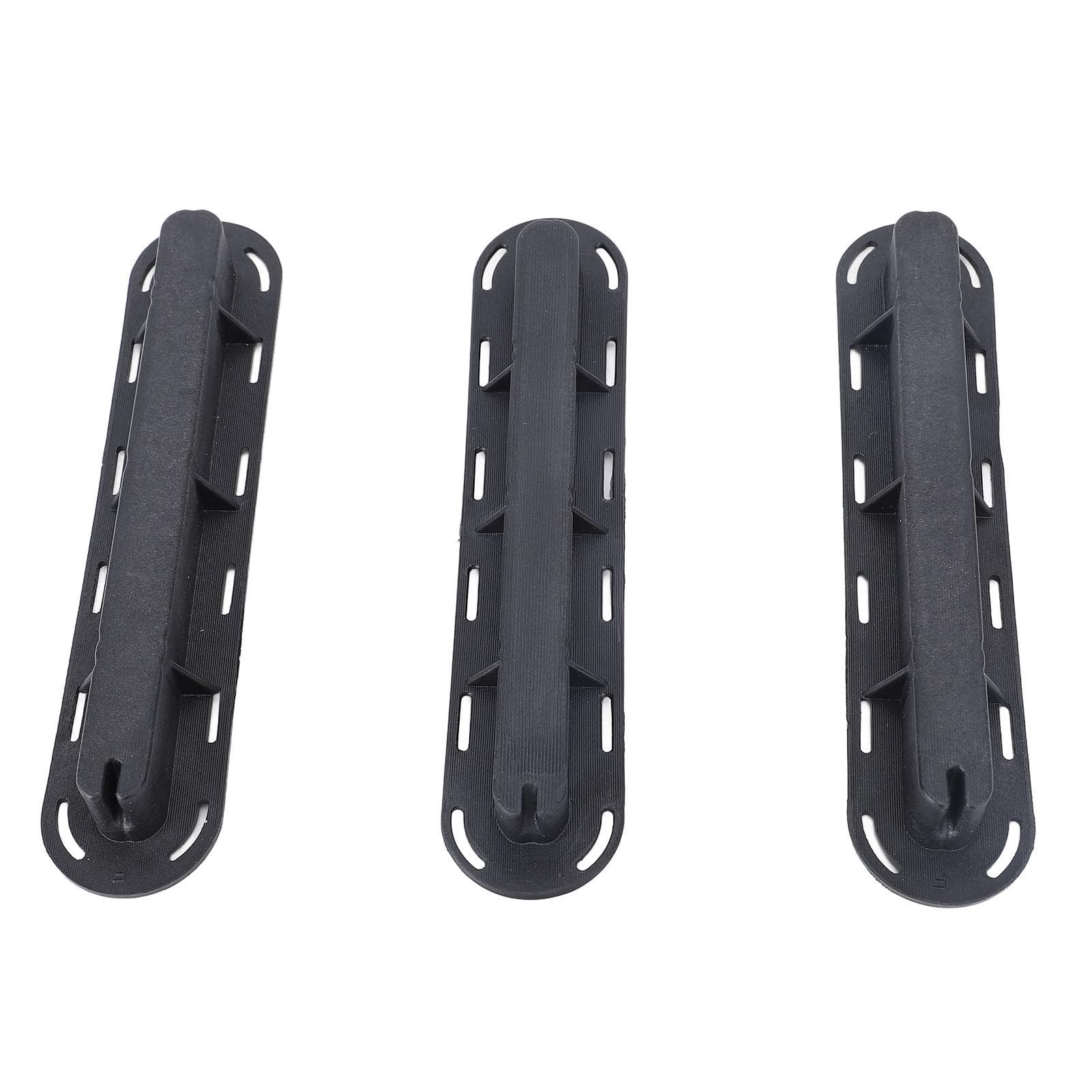 3PCS Fin Box Set PVC Surfboard Surf Fins Plugs Set with Screws Key for Paddle Board Fin Replacement
