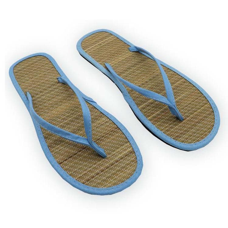 Women Flat Flip-flops Slippers Comfortable Non-slip Sandals Bamboo Rattan Flip Flop Home Bathroom Fashion Slippers Zapatos 36