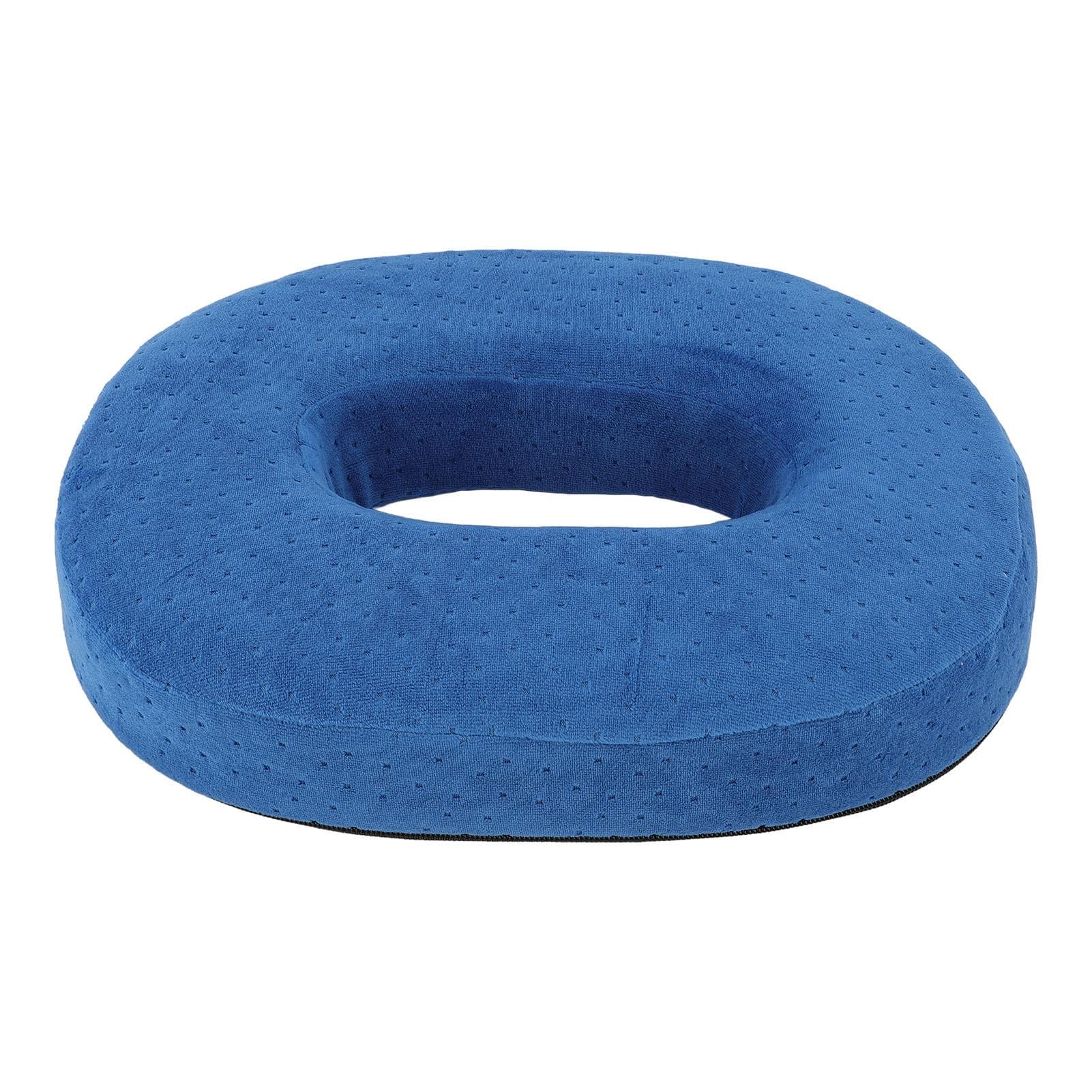 Donut Seat Cushion with Breathable Holes Memory Foam Fast Rebound Chair Pillow for Office Car