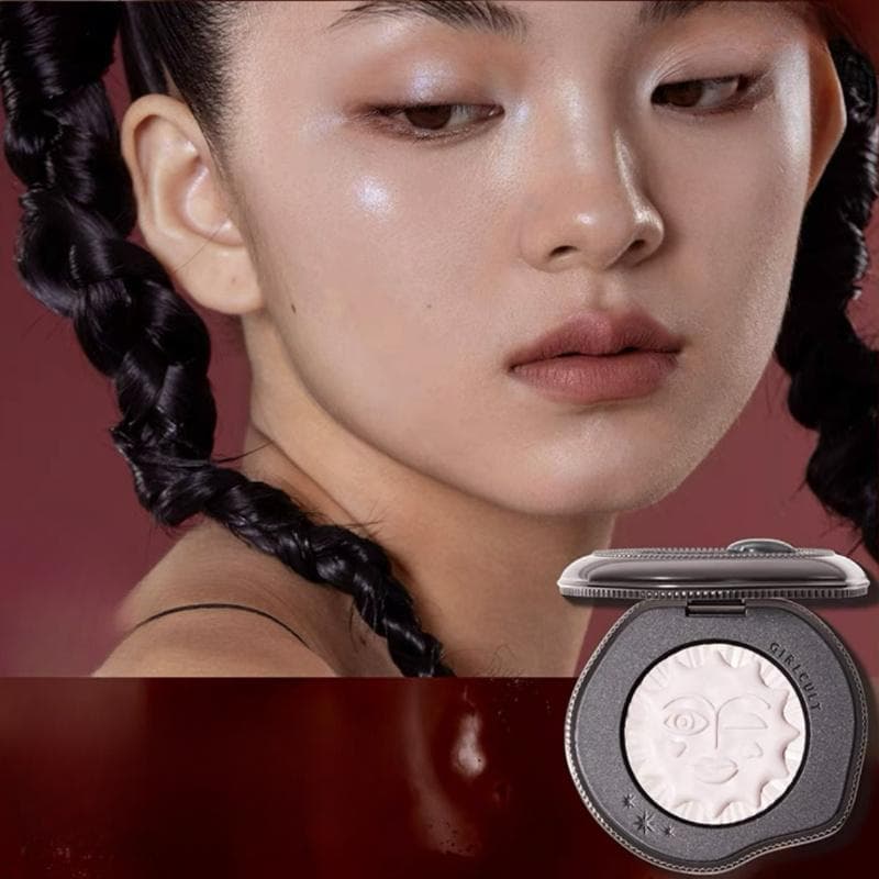 Girlcult Emotional Powder Blush Black Fuwa Cream Blusher Highlight Expansion Color White Nude Color Fine Matte Cold Natural