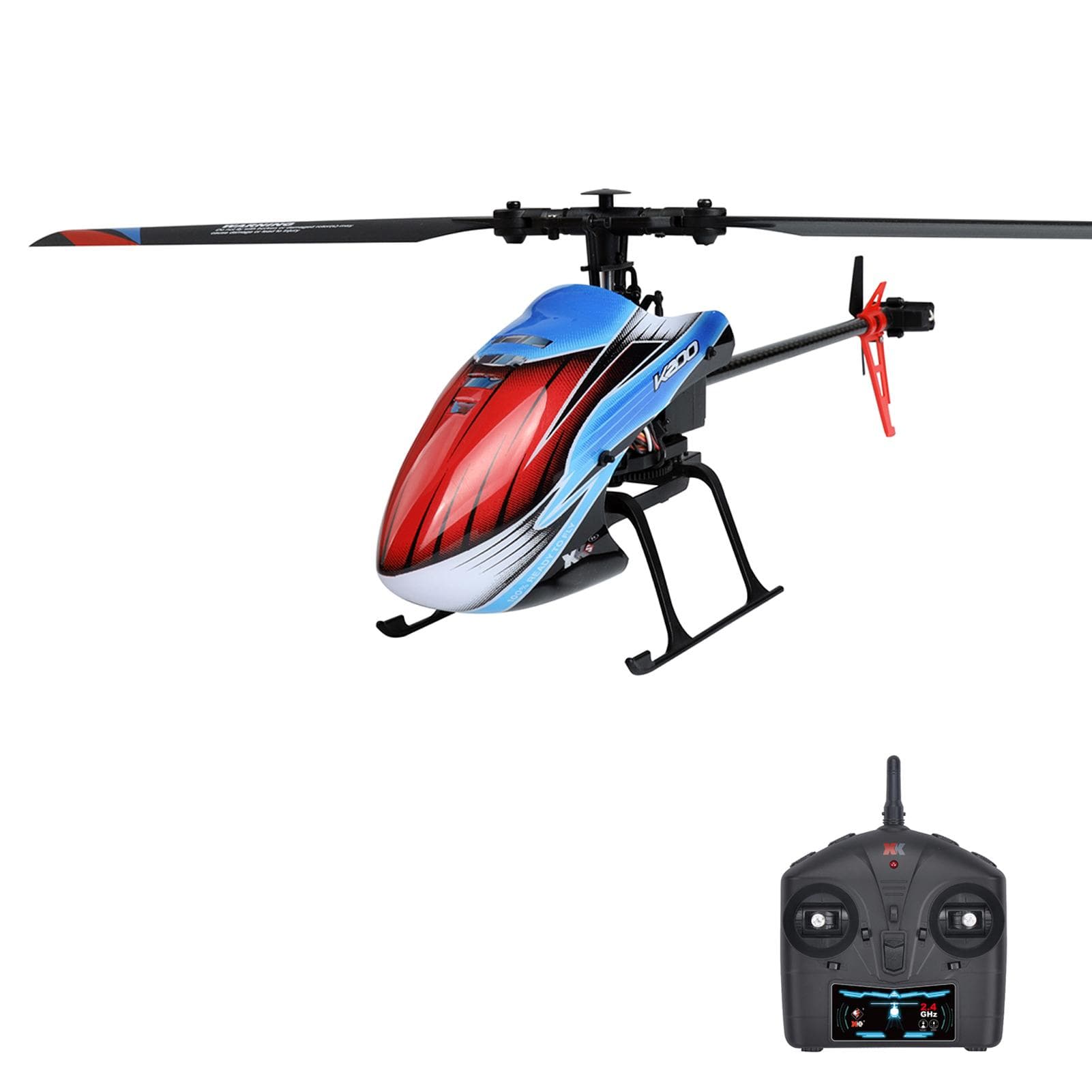 WLtoys K200 Remote Control Helicopter 2.4GHz Remote Control Drone 6-axis Gyroscope Stabilization multicolour