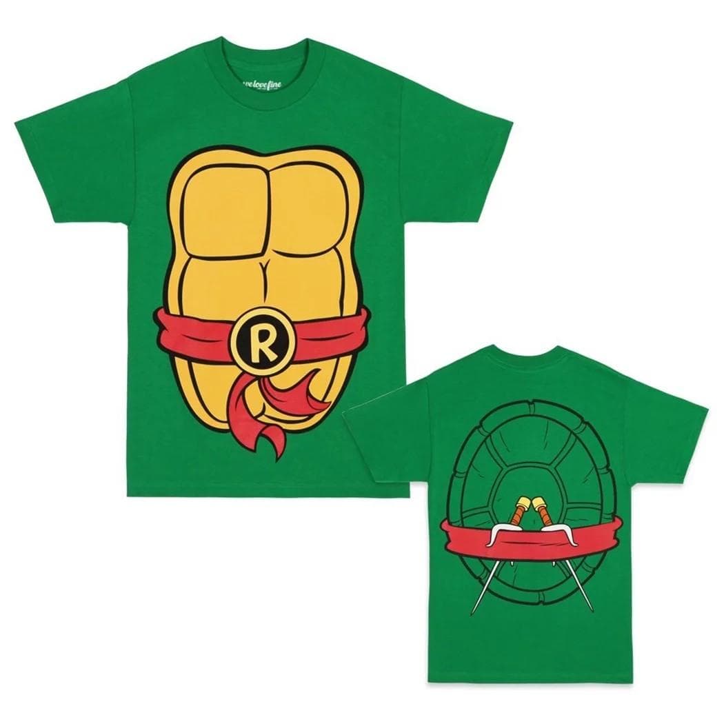 Turtle Cosplay 3D Printed Personality Street Hip Hop Fun Men's And Women's Round Neck Short Sleeve Children's Casual T-shirt Top M black
