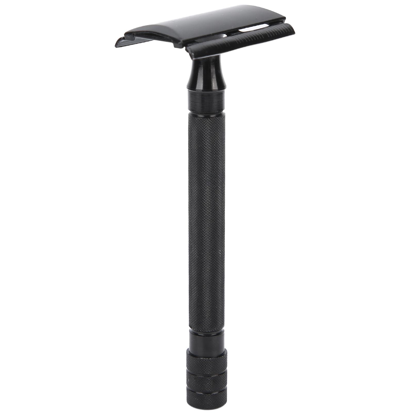 Shaving Razor Double Edge Beard Body Hair Trimmring Portable Long Handle Razor with 5 Blades