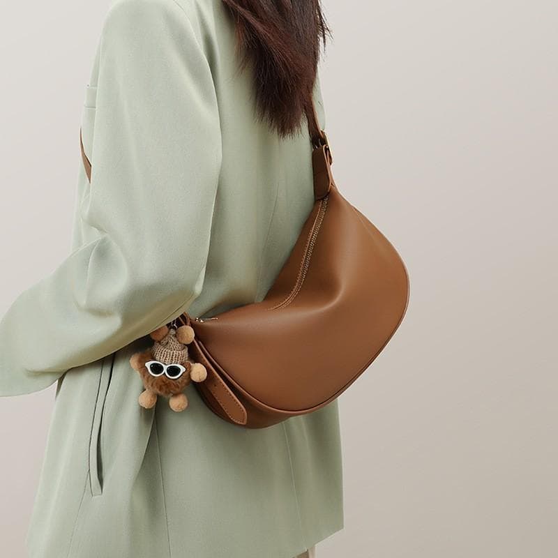 Bag Female Crossbody Bag Female Bag Spring and Summer with High-grade Texture Niche Leather Dumpling Bag Bags