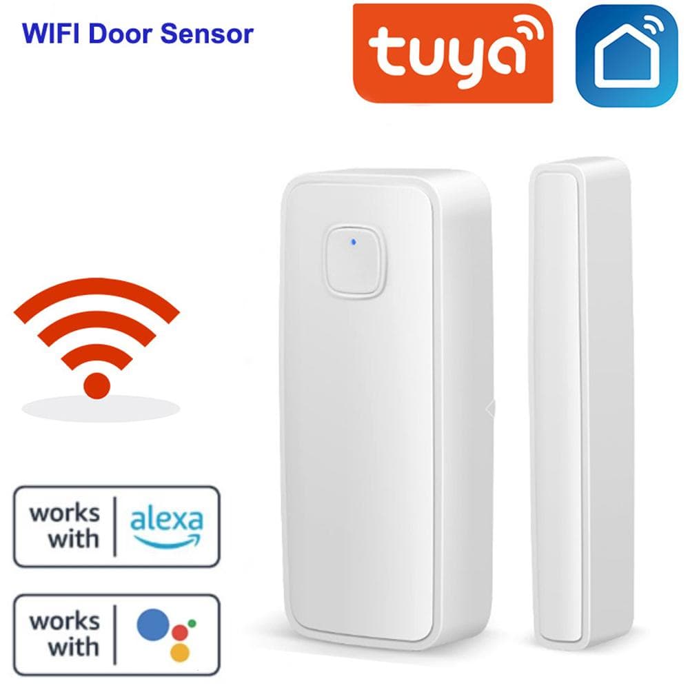 Tuya WiFi Intelligent Door Sensors Intelligent Home Linkage Equipment Intelligent Home Devices white
