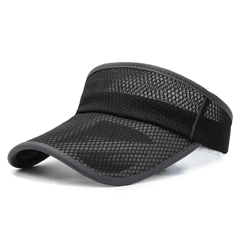 Summer Empty Top Hat Men's Sports Hat Women's Bare Plate Mesh Quick-Drying Hat Outdoor Casual Large Brim Empty Top Hat Single code
