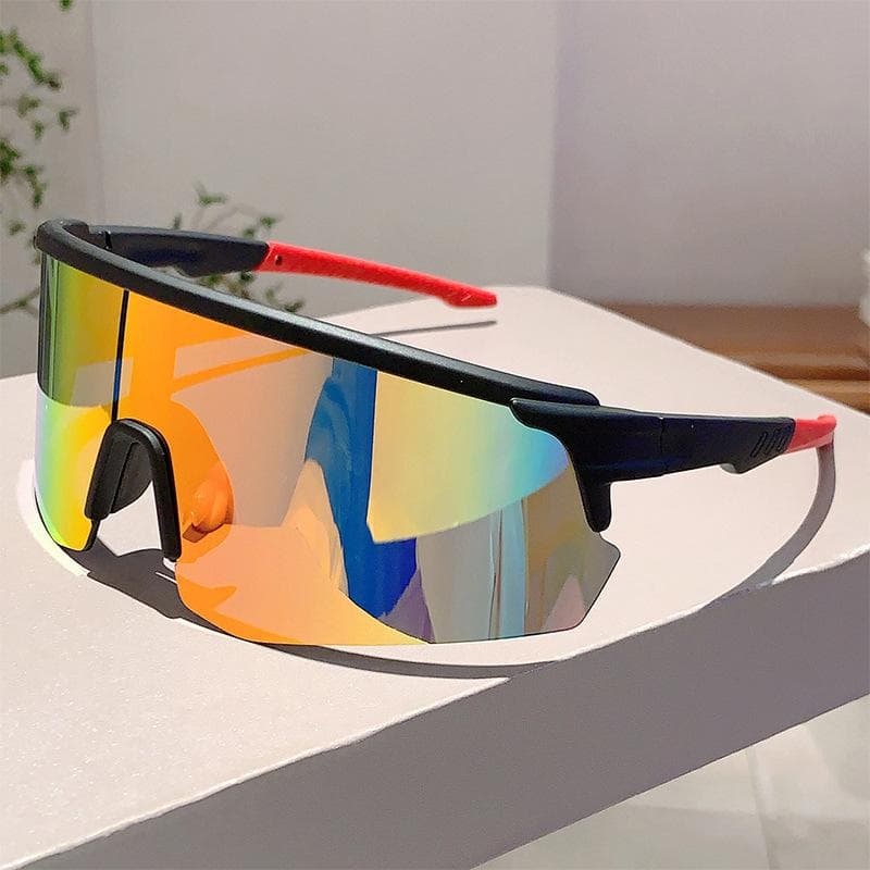 Oversized Luxury Brand Sunglasses Vintage Windproof Sport Goggles for Women Men Punk Outdoor Cycling