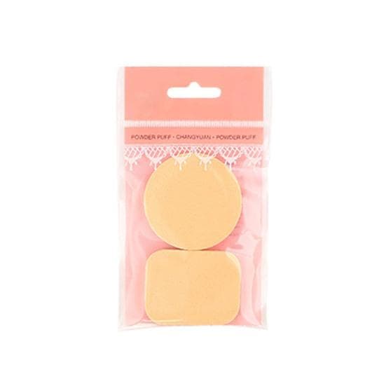 2Pcs/Set Powder Puffs Elastic Breathable Beauty Lightweight Makeup Foundation Sponge Puff for Face 2pcs