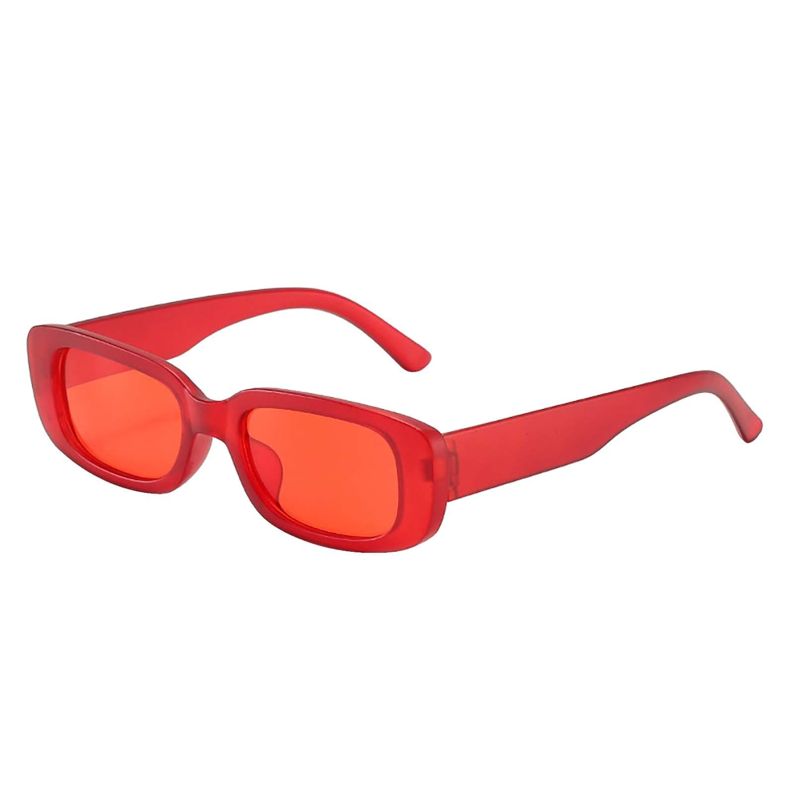 Frame Sunglasses Everyday Sunglasses Outdoor Sunglasses red