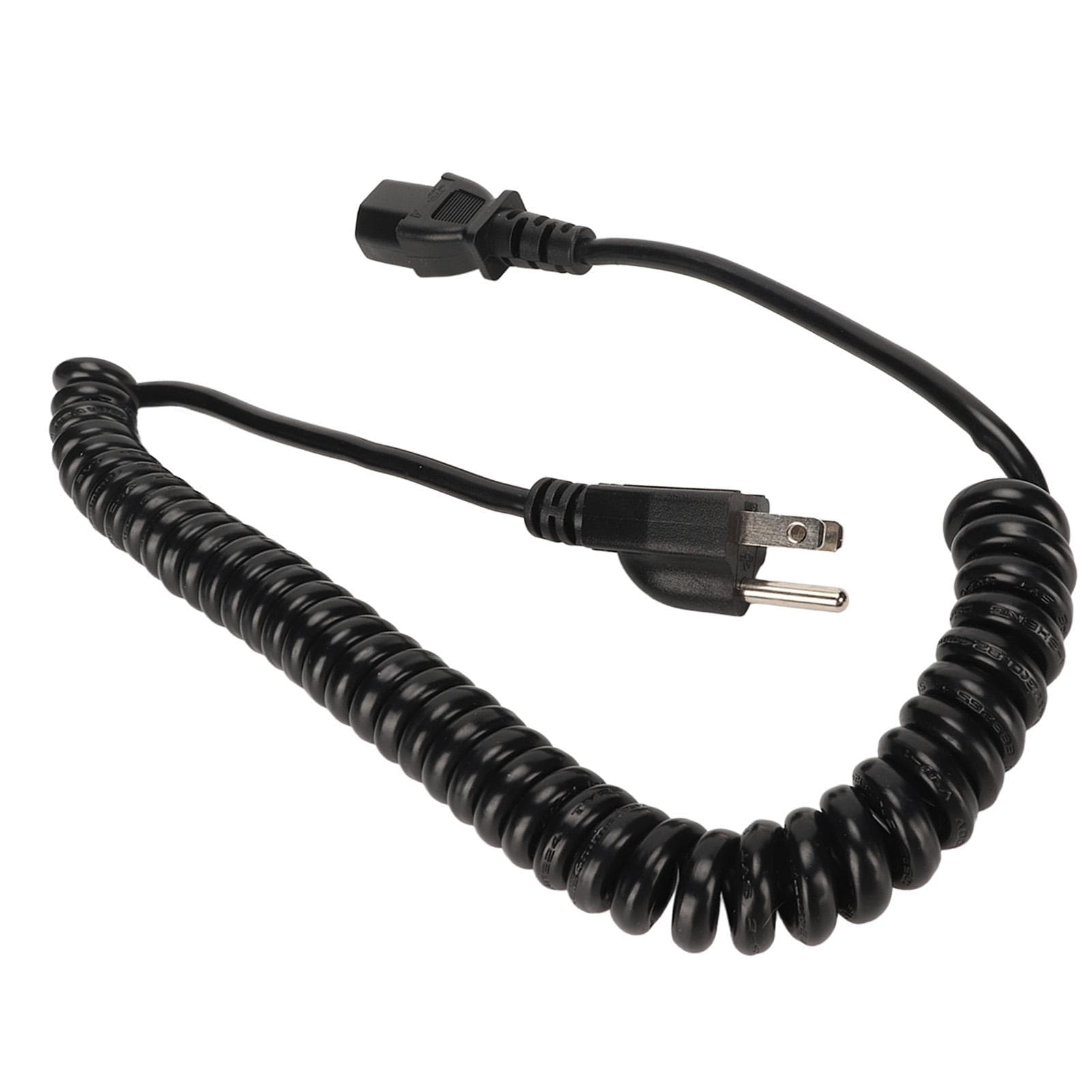 3 Prong AC Power Cord 18 AWG Copper Core 3 Pin Power Cable for TV Computer Printer Monitor 8.2ft US Plug