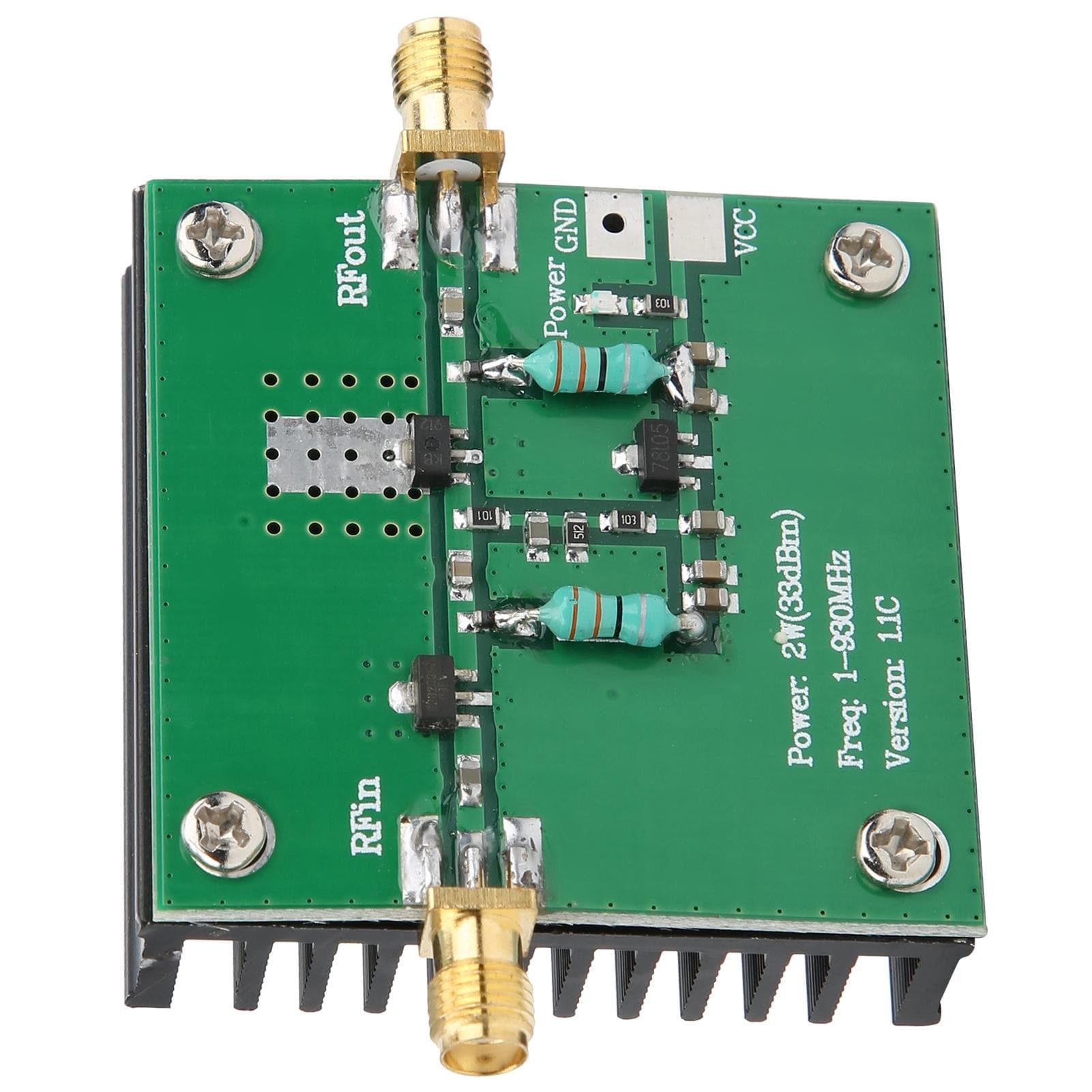 12V DC RF Power Wideband Amplifier Amplification Module 1930MHz Working Frequency