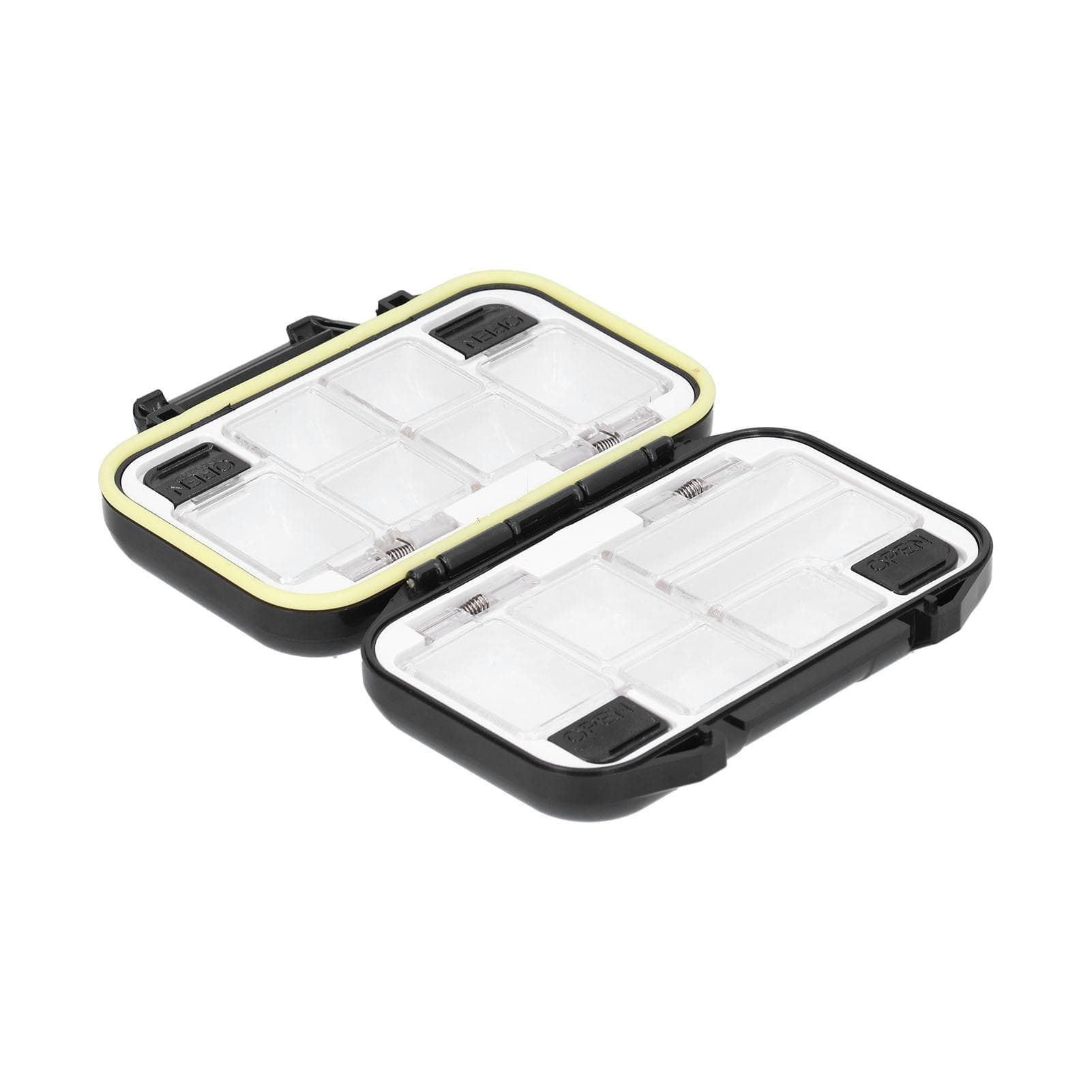 Fishing Tackle Box Multi Compartment Detachable Waterproof Bait Lure Hook Storage BoxBlack