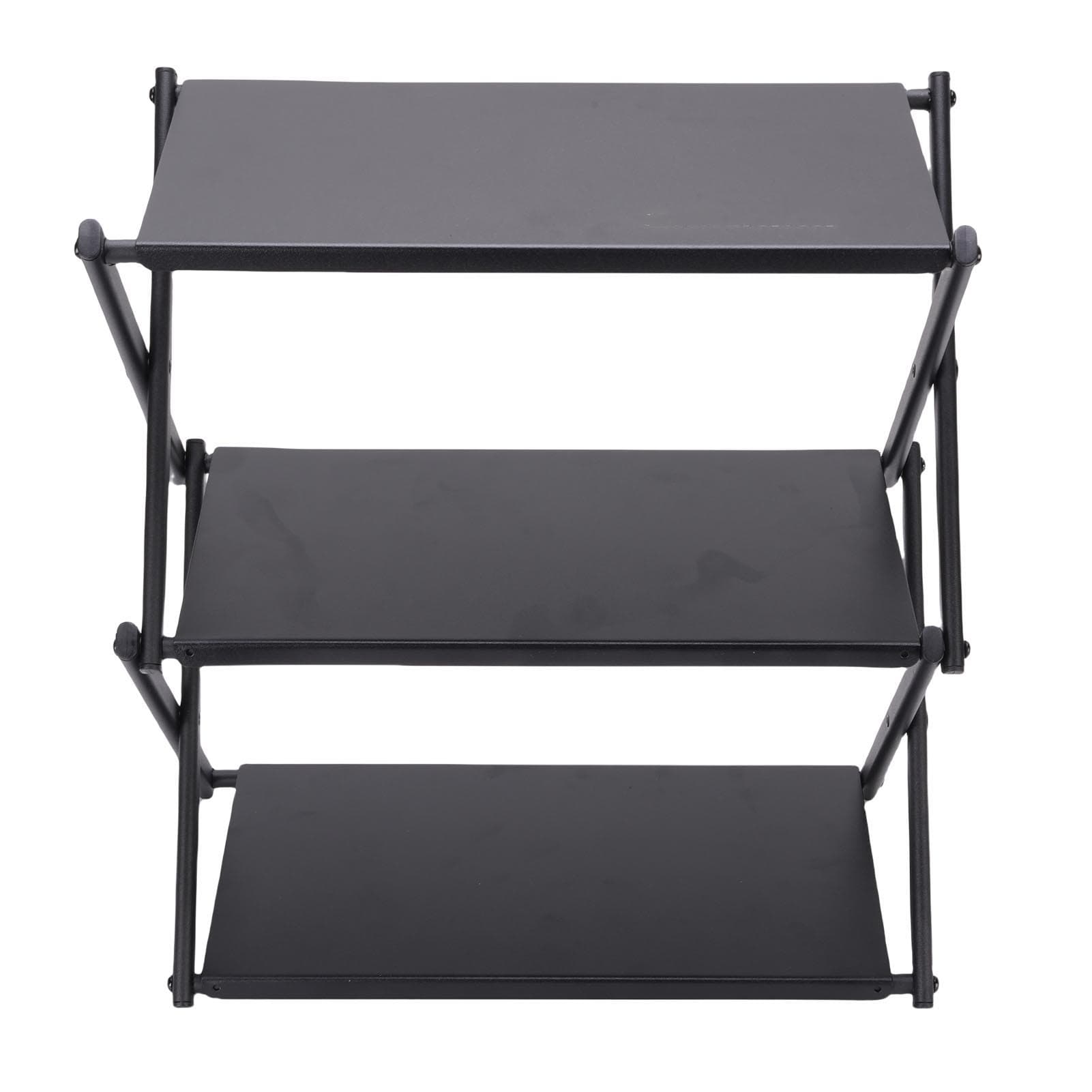Folding Camping Table Carbon Steel 3 Layer Portable Picnic Backpacking Table for BBQ Party Backyard