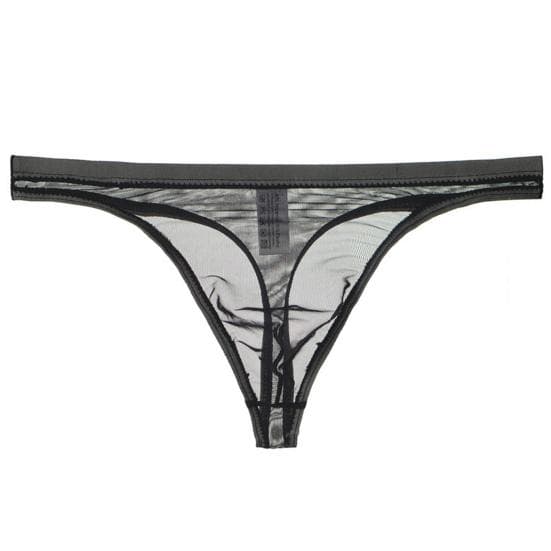 Men Underpants Chic Slim Fit Elastic Men Underpants Pornographic Men Underpants Men Thong Men Clothes 2XL black