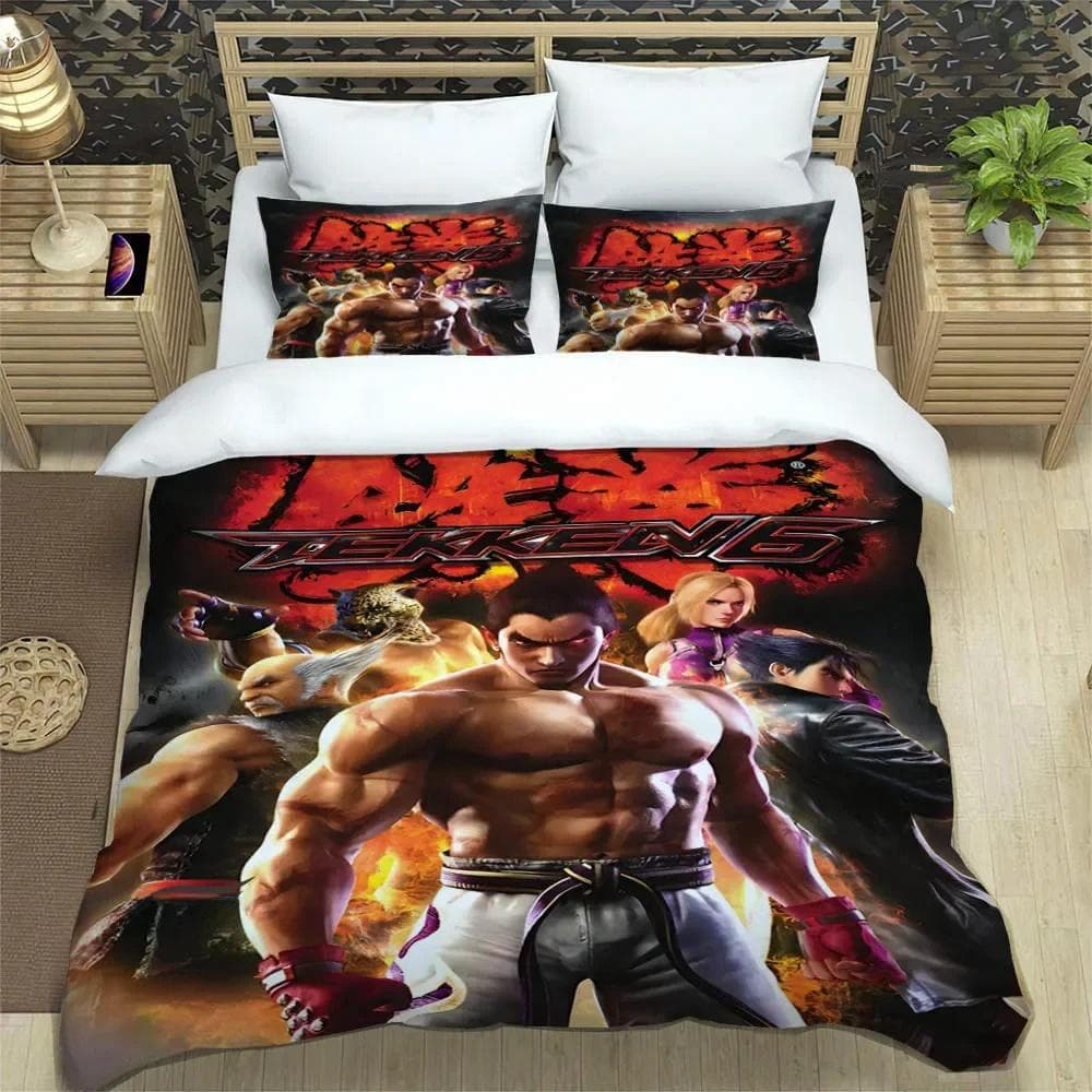 New Game Tekken 8 3d pint Bedding Sets exquisite bed supplies set duvet cover bed comforter set bedding set luxury birthday gift US Queen 228x228cm