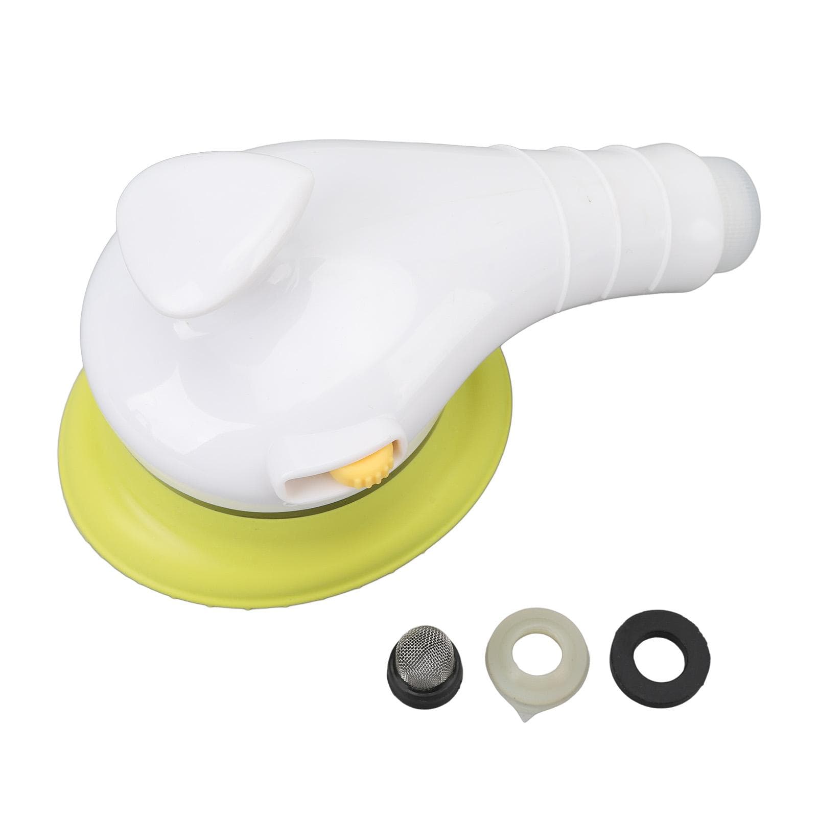 Dog Shower Attachment Soft Handheld Slip Resistant Hair Grooming Massaging Pet Shower Head for Cats yellow