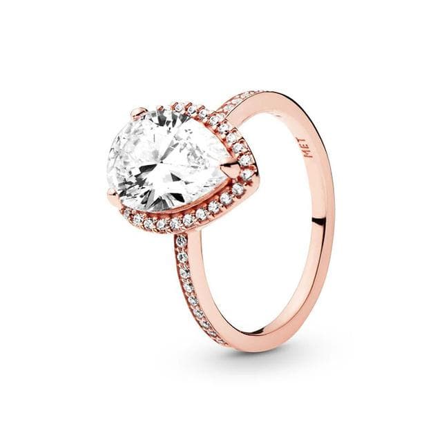 2023 New 925 Silver Ring Sparkling Zircon Love Heart CZ Ring For Women Engagement Gift Pandor Jewelry Authentic 6