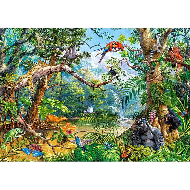 Diamond Embroidery Forest Animals Diamond Mosaic Full Round Painting Stitch Crystal Diamond Painting 20X30CM