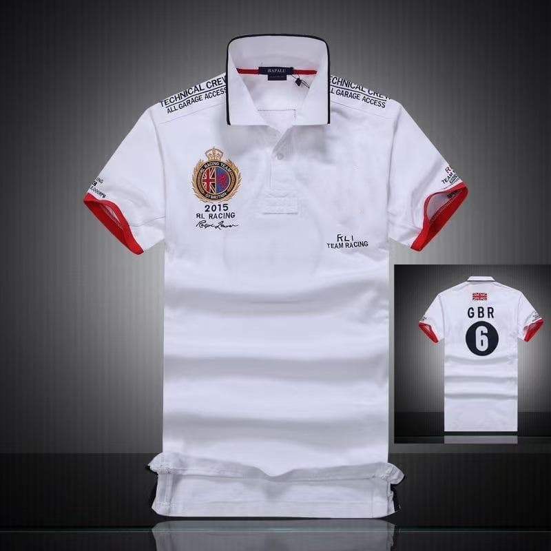 Summer Embroidery Polo Shirt Men Business Casual Polo Homme Short Sleeve Cotton Plus Size Tops L