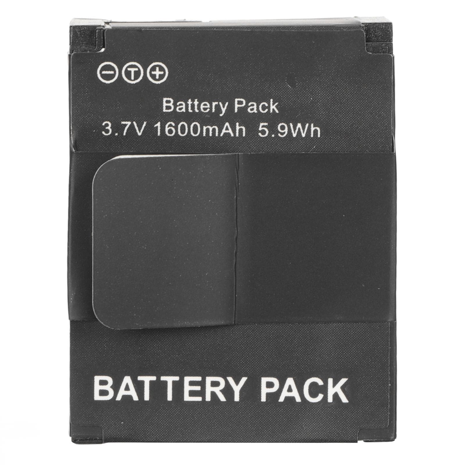 Action Camera Battery 1600mAh Rechargeable Replacement Lithium Ion Battery for Sports Camera