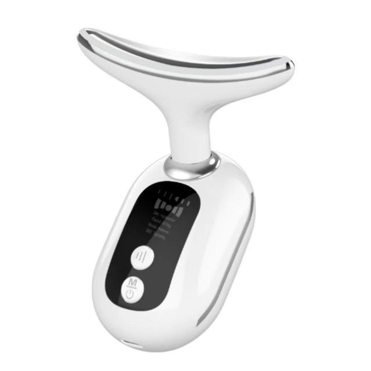 Color Light Skin Rejuvenation and Neck Beauty Instrument Household Micro-current Tight Lifting and Shaping Skin Beauty Massage Introduction Instrument white