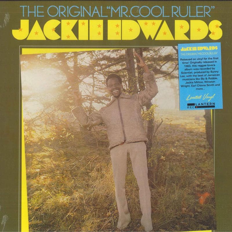 LP Record JACKIE EDWARDS - The Original Mr. Cool Ruler LANR030 Lantern Rec. 2023 Europe Reggae, Ska & Dub