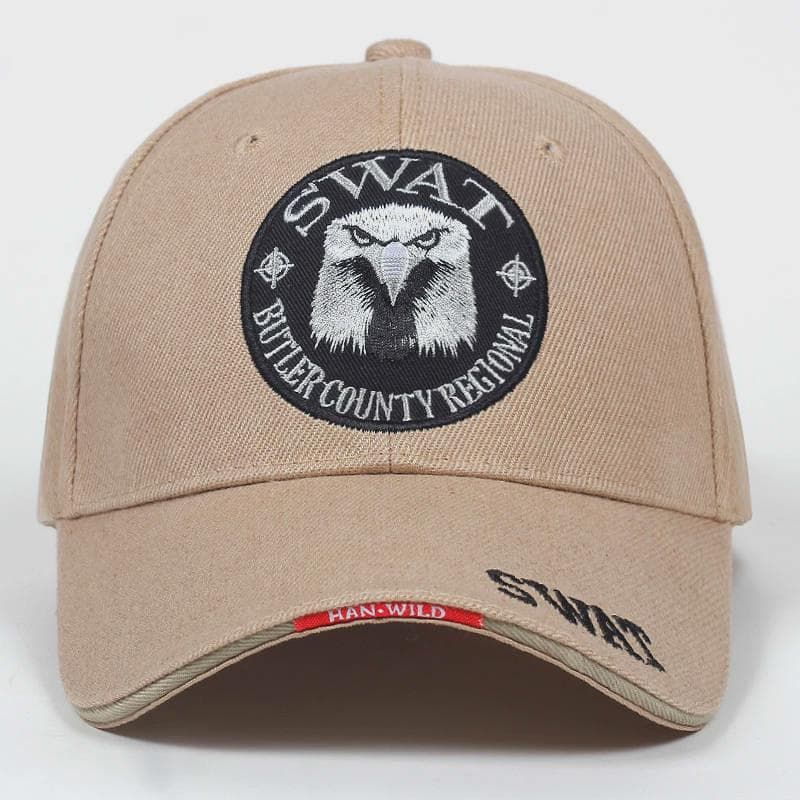 SWAT Army Cap Male Embroidered Eagle Black Baseball Caps Men Gorras Para Hombre Women Snapback Bone Masculino Tactical Cap khaki