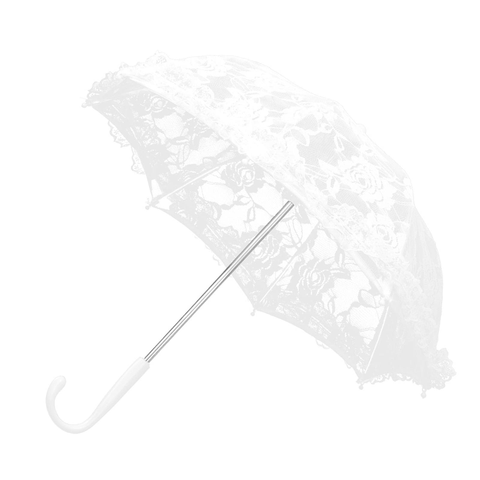 Craft Flowers Lace Embroidery Umbrella Children s Stage Performance Mini Decorative Umbrella